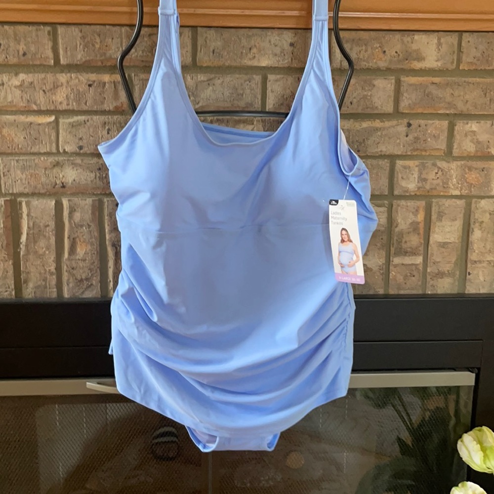 Crane Ladies Maternity 2 Piece Tankini Swimsuit Size XL (16-18)